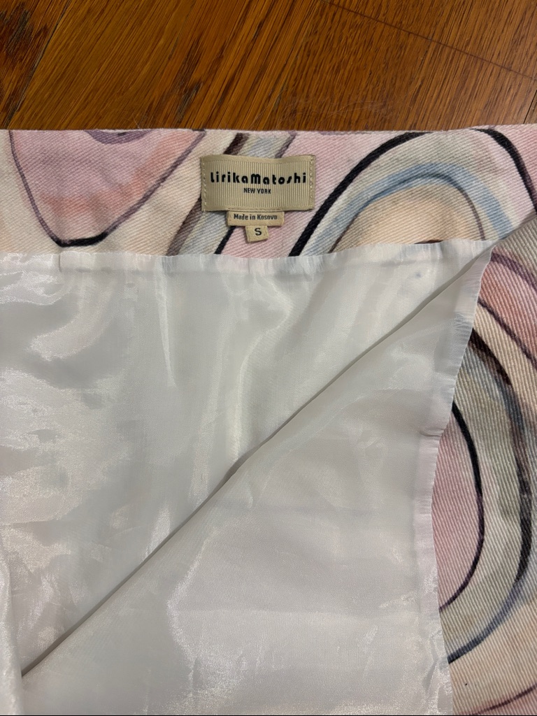 Lirika Matoshi Hand Painted Swirl Mini Skirt — image 6 of 6